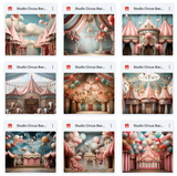 Ultimate Studio Circus Background Bundle