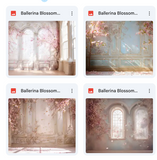 Ballerina Blossoms Background Bundle