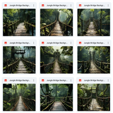 Ultimate Jungle Bridge Background Bundle