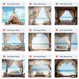 Ultimate Boho Beach Background Bundle