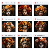 Dia de Muertos Fine Art Asset Pack