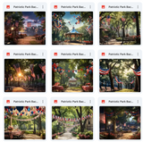 Ultimate Patriotic Park Background Bundle