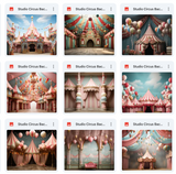 Ultimate Studio Circus Background Bundle