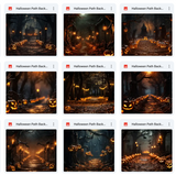 Ultimate Halloween Path Background Bundle