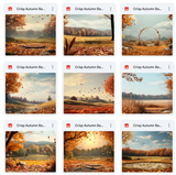 Ultimate Crisp Autumn Background Bundle