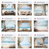 Ultimate Boho Beach Background Bundle