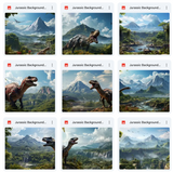 Ultimate Jurassic Background Bundle