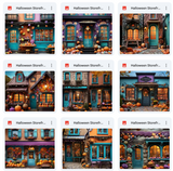 Ultimate Halloween Storefront Background Bundle