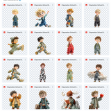 Claymation Kids Series: School Boy Asset Pack