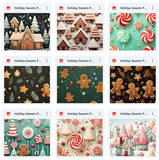 Ultimate Holiday Sweets Paper Background Bundle