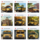 Ultimate School Bus Background Bundle