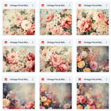 Ultimate Vintage Floral Wallpaper Texture Bundle