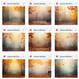 Ultimate Autumn Haze Background Bundle
