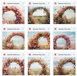 Ultimate Summer Fairy Arches Background Bundle