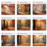 Ultimate Autumn Park Background Bundle