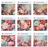 Ultimate Vintage Floral Wallpaper Texture Bundle