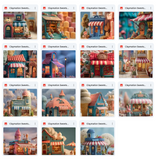 Claymation Kids Series: Sweets Shop Asset Pack