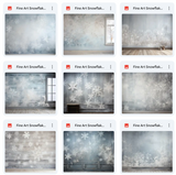 Ultimate Fine Art Snowflake Background Bundle