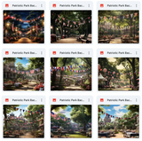 Ultimate Patriotic Park Background Bundle