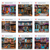 Ultimate Halloween Storefront Background Bundle