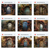 Ultimate Secret Garden Gate Background Bundle