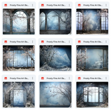 Ultimate Frosty Fine Art Winter Background Bundle