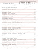 Modern Wedding Forms Templates Bundle