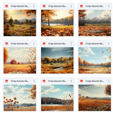 Ultimate Crisp Autumn Background Bundle