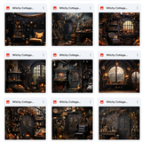Ultimate Witchy Cottage Background Bundle