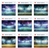 Ultimate Stadium Lights Background Bundle
