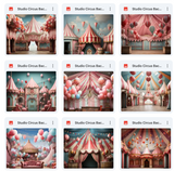 Ultimate Studio Circus Background Bundle