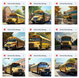 Ultimate School Bus Background Bundle