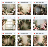 Ultimate Boho Studio Oasis Background Bundle