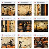 Ultimate Retro Halloween Texture Bundle