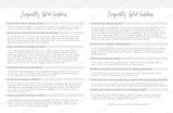 Wedding Guide Template