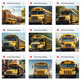 Ultimate School Bus Background Bundle