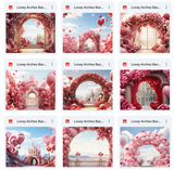 Ultimate Lovey Arches Background Bundle