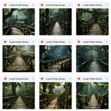 Ultimate Jungle Bridge Background Bundle