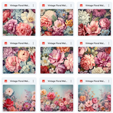 Ultimate Vintage Floral Wallpaper Texture Bundle