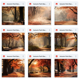 Ultimate Autumn Park Background Bundle