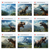 Ultimate Jurassic Background Bundle