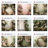 Ultimate Boho Studio Oasis Background Bundle