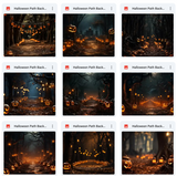 Ultimate Halloween Path Background Bundle