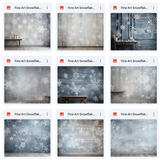 Ultimate Fine Art Snowflake Background Bundle