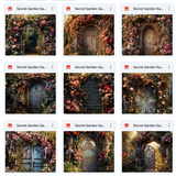 Ultimate Secret Garden Gate Background Bundle