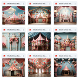 Ultimate Studio Circus Background Bundle