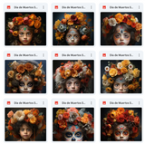 Dia de Muertos Fine Art Asset Pack