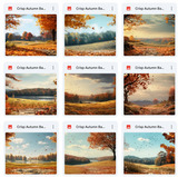 Ultimate Crisp Autumn Background Bundle