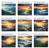 Ultimate Mountain Top Vista Background Bundle