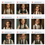 Fine Art Little Scholars Asset Pack